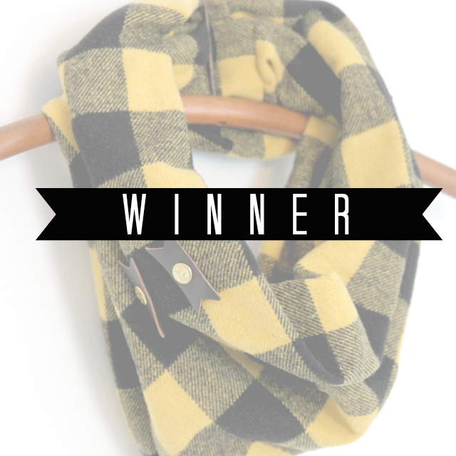 COWL SCARF GIVEAWAY {WINNER}