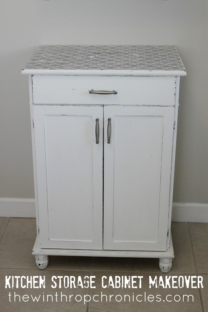 kitchen storage cabinet makeover