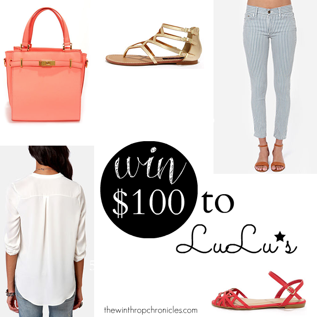 $100 GIVEAWAY TO LULU’S {WINNER}