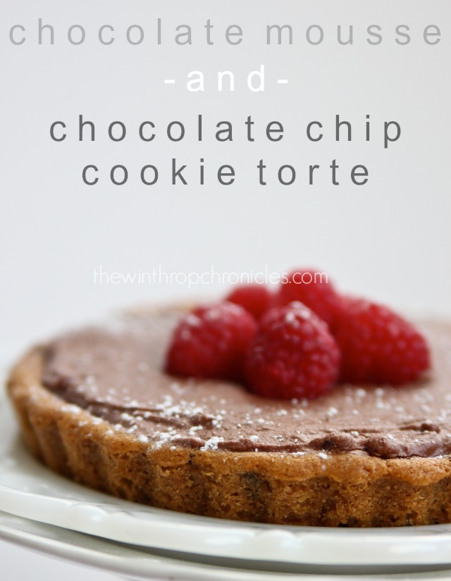 CHOCOLATE MOUSSE + CHOCOLATE CHIP TORTE