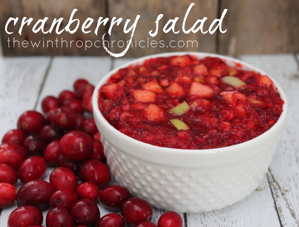 thanksgiving cranberry salad