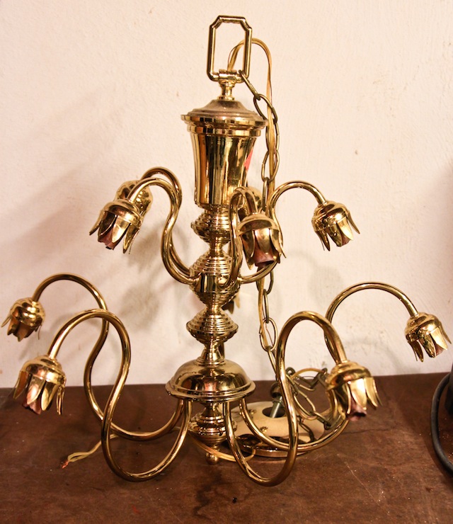 THRIFT STORE CHANDELIER MAKEOVER