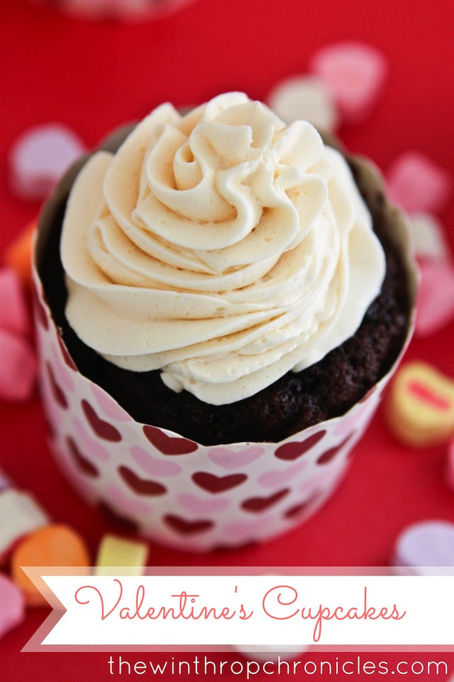 valentine’s cupcakes