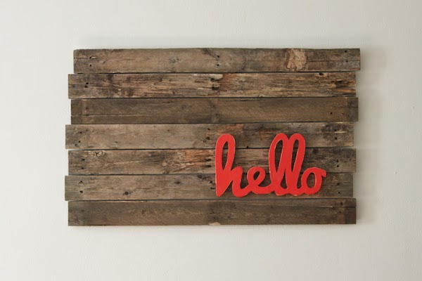 pallet wall art