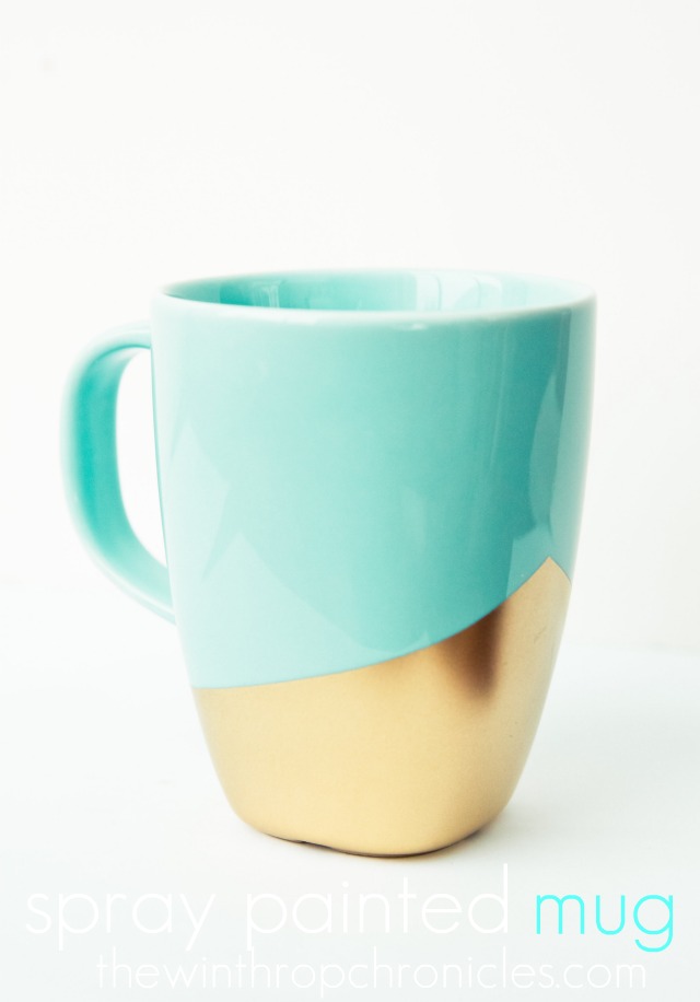 SPRAY PAINTED MUG