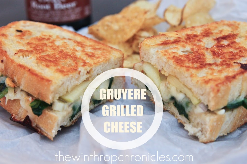 GRUYERE + APPLE GRILLED CHEESE SANDWICH