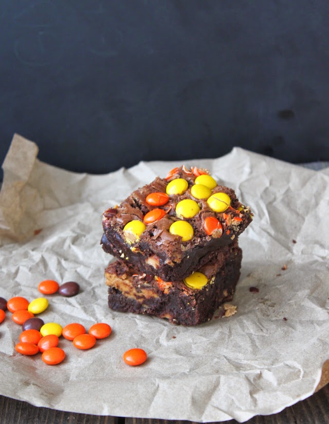 REESES PIECES BROWNIES