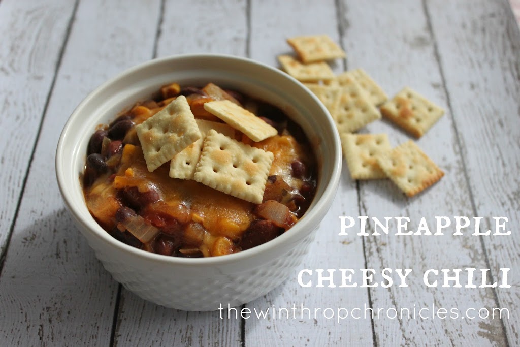 pineapple cheesy chili