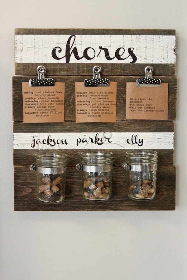 diy chore chart