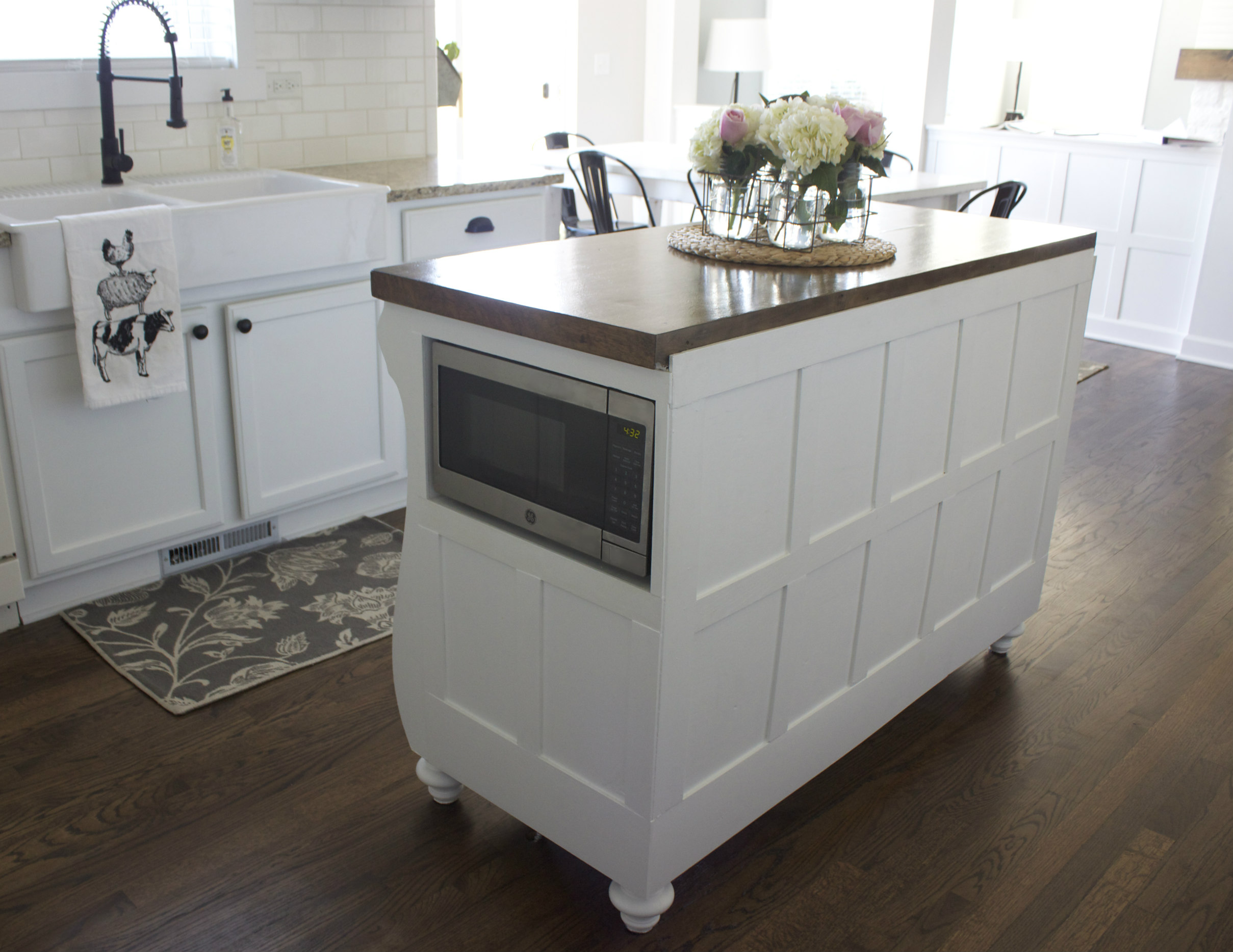 Adding A Microwave In Your Kitchen Island