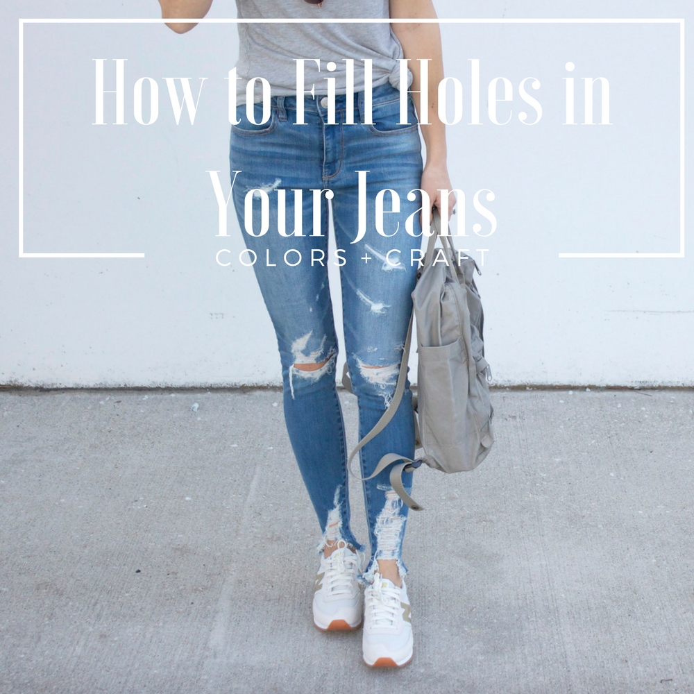 How To Fill Holes In Your Jeans