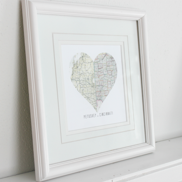 HEART MAP {GIVEAWAY}