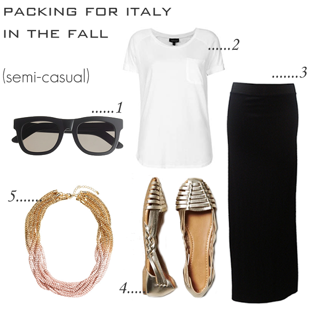 PACKING FOR ITALY IN THE FALL