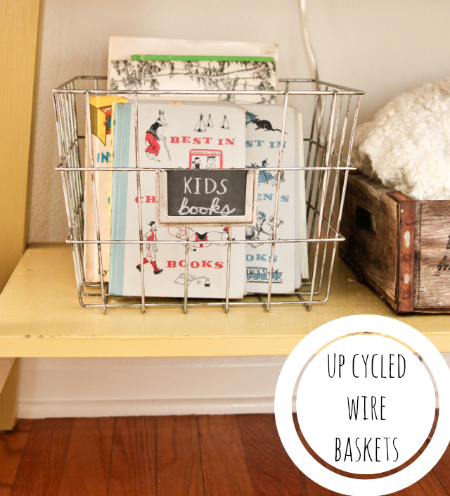 UP-CYCLED WIRE BASKETS