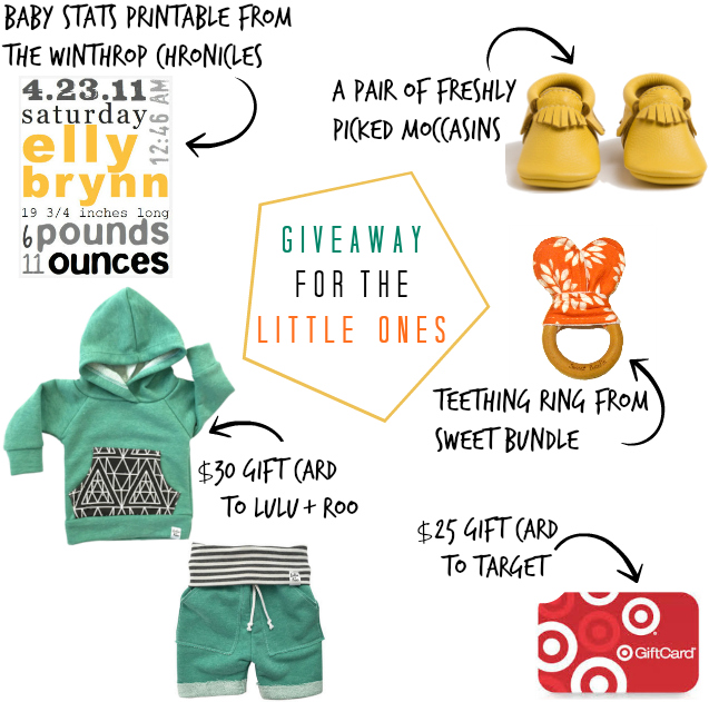 GIVEAWAY FOR THE LITTLE ONES