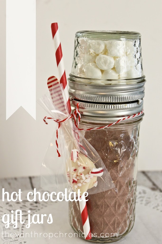 hot chocolate gift jars