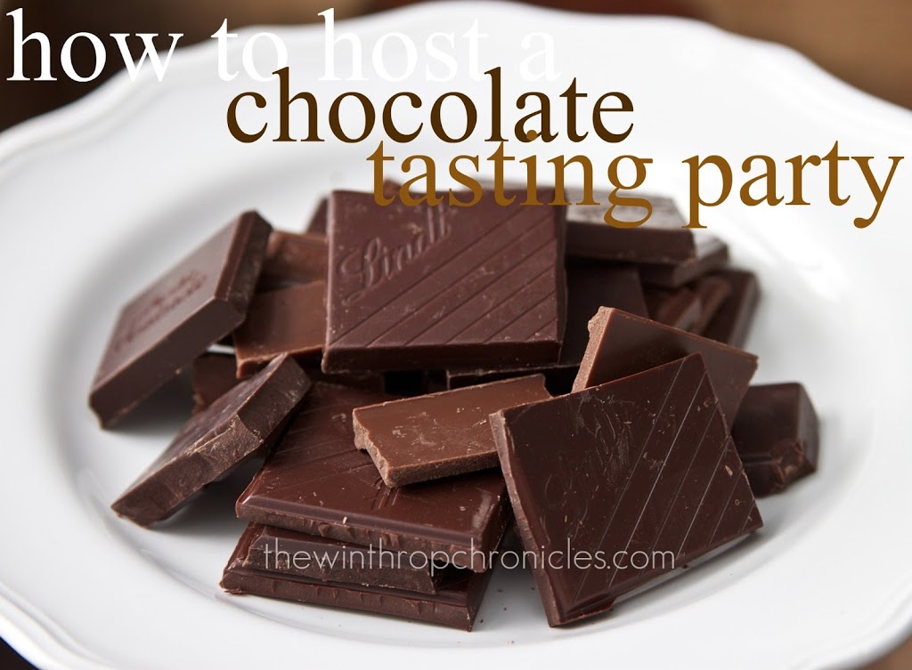 HOSTING A CHOCOLATE TASTING PARTY