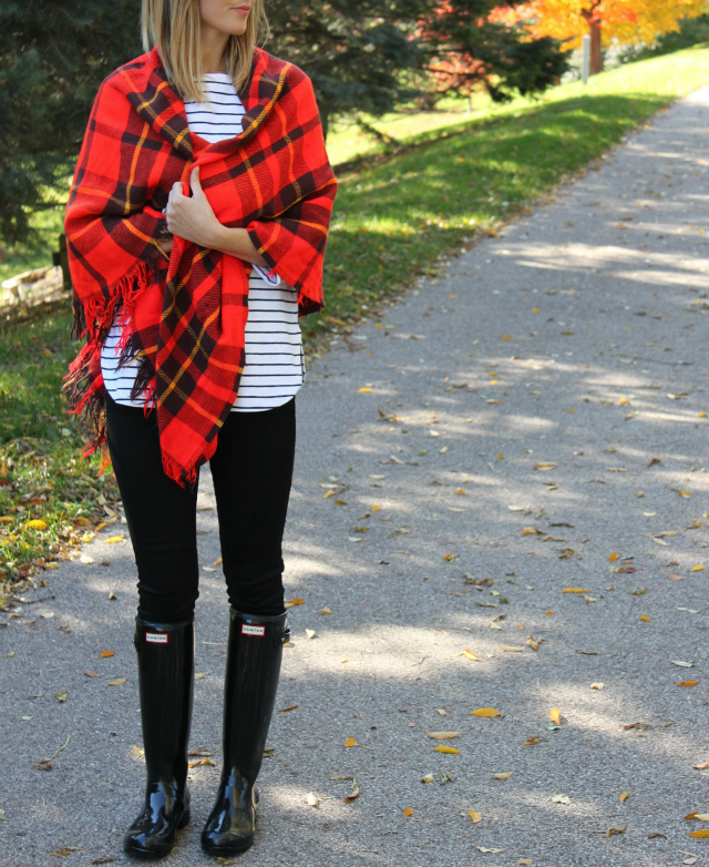 WEARING PLAID THIS FALL