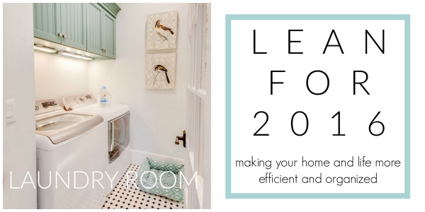 Lean for 2016: Laundry Room